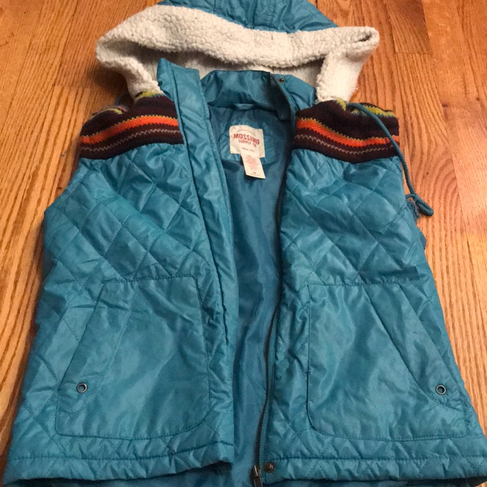 Turquoise Patterned Vest